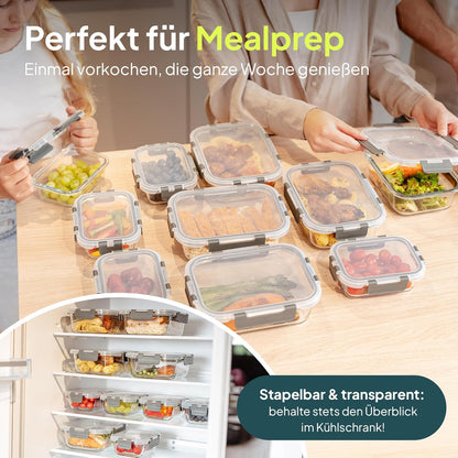 Glass Containers with Lids