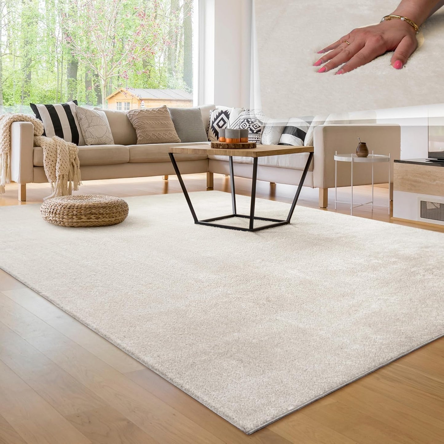 Home Modern Cuddly Living Room